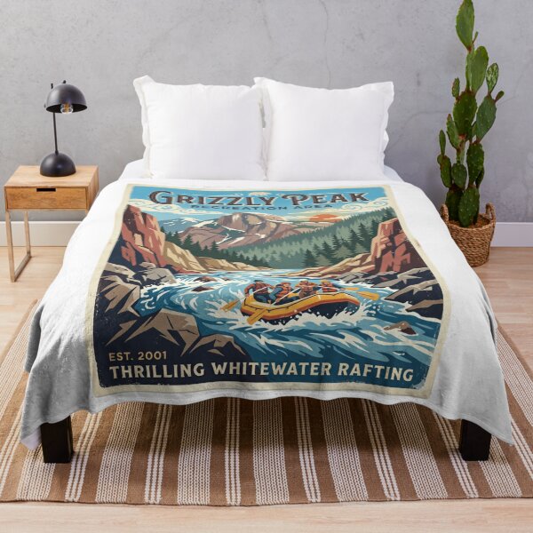 Item preview, Grizzly Peak Recreation Area Thrilling Whitewater Rafting Mountain Adventure Travel designed and sold by Simsimah26Parks.