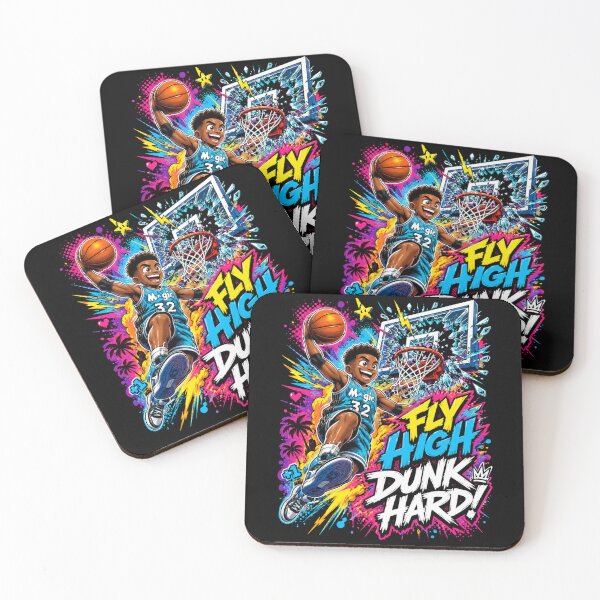 Item preview, Fly High Dunk Hard Basketball Street Art Pop Art Graphic Tee designed and sold by PLUSHIWORLDtm.