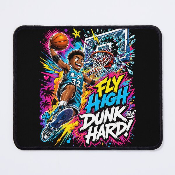 Item preview, Fly High Dunk Hard Basketball Street Art Pop Art Graphic Tee designed and sold by PLUSHIWORLDtm.