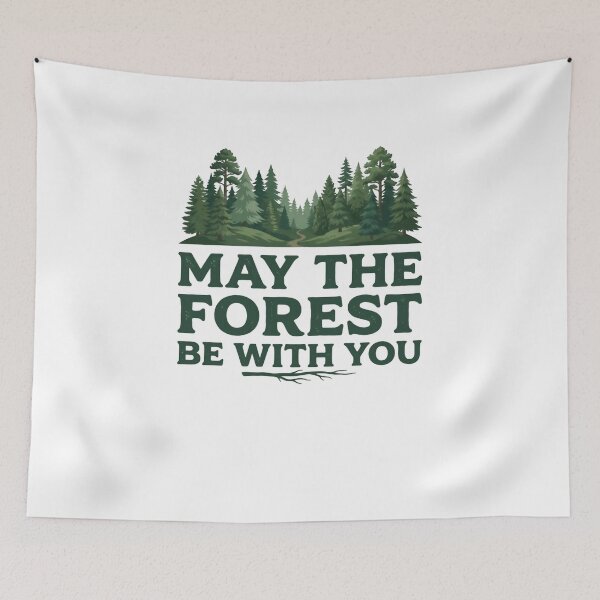 Item preview, May The Forest Be With You Nature Lover Camping Hiking Outdoor designed and sold by Simsimah26Parks.
