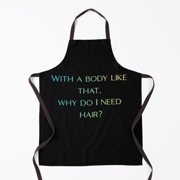 Item preview, Funny Body Confidence Quote – Why Do I Need Hair designed and sold by MargaretaArt.