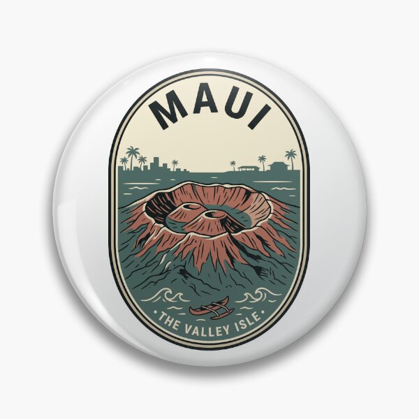 Item preview, Maui Hawaii Haleakala Volcano Retro Travel designed and sold by k3rstman1.