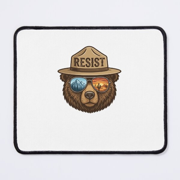 Item preview, Resist National Park Bear Environmental Activism designed and sold by Simsimah26Parks.