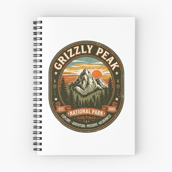 Item preview, Grizzly Peak National Park Explore Adventure Preserve Wilderness Nature Outdoors Lover designed and sold by Simsimah26Parks.