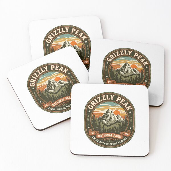 Item preview, Grizzly Peak National Park Explore Adventure Preserve Wilderness Nature Outdoors Lover designed and sold by Simsimah26Parks.