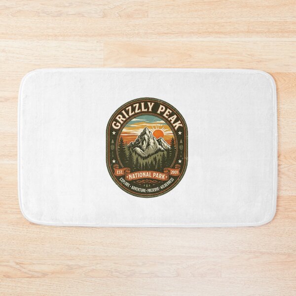 Item preview, Grizzly Peak National Park Explore Adventure Preserve Wilderness Nature Outdoors Lover designed and sold by Simsimah26Parks.