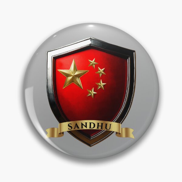 Item preview, Sandhu Chinese Heritage Crest Shield designed and sold by Highlandkings.