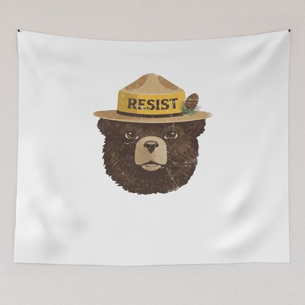 Item preview, Resist Environmental Activist Bear Protest Statement designed and sold by Simsimah26Parks.
