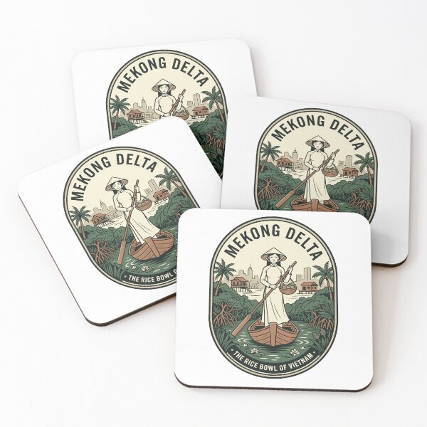 Item preview, Mekong Delta Vietnam Rice Bowl Vintage Emblem designed and sold by k3rstman1.
