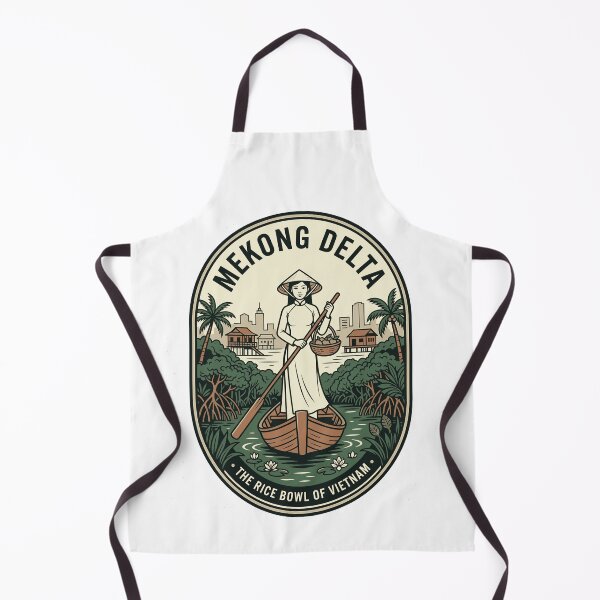 Item preview, Mekong Delta Vietnam Rice Bowl Vintage Emblem designed and sold by k3rstman1.