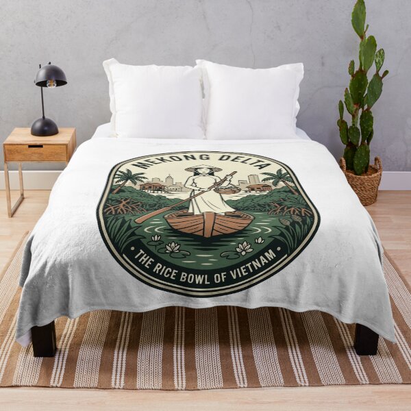 Item preview, Mekong Delta Vietnam Rice Bowl Vintage Emblem designed and sold by k3rstman1.