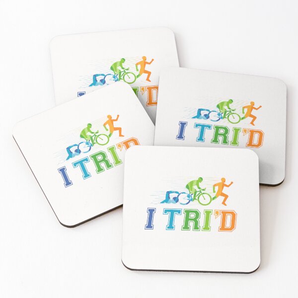 Item preview, I Tri'd Funny Triathlon Swim Bike Run  designed and sold by jaygo.