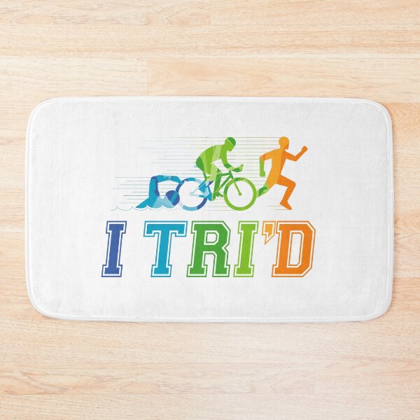 Item preview, I Tri'd Funny Triathlon Swim Bike Run  designed and sold by jaygo.