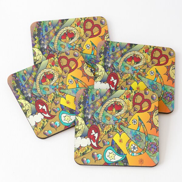 Item preview, Psychedelic Cycle Of Life Art designed and sold by Lee Hiller Designs.