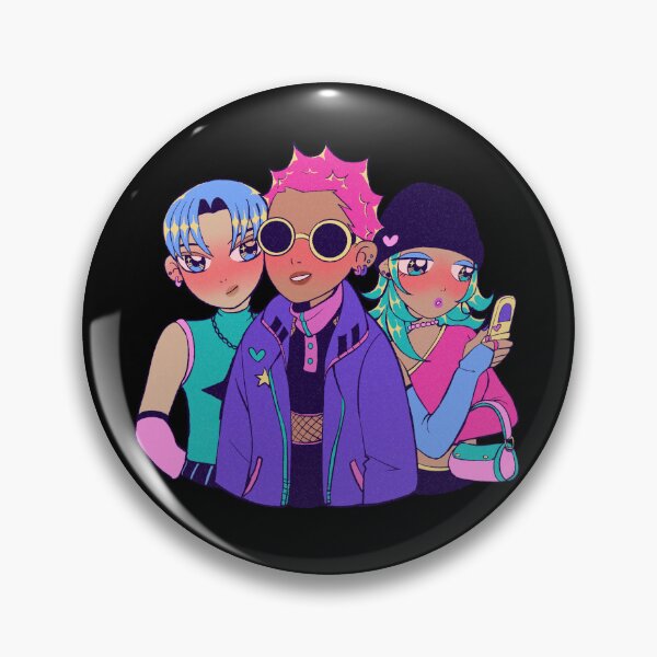 Item preview, Neon Kawaii Crew – Cute Street Style Art designed and sold by MargaretaArt.