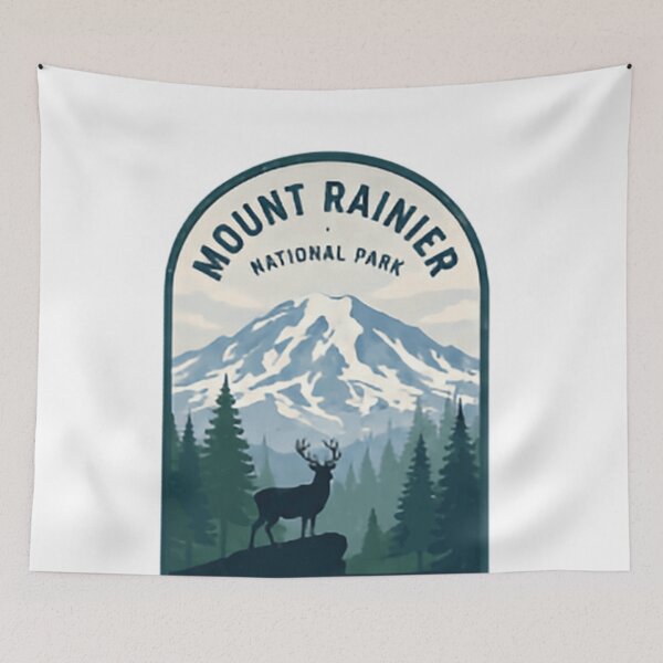 Item preview, Mount Rainier National Park Washington Travel Souvenir designed and sold by Simsimah26Parks.
