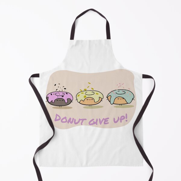 Item preview, Kawaii Donuts Art with Donut Give Up Funny Typography designed and sold by JOCSTOCK.