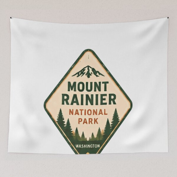 Item preview, Mount Rainier National Park Washington Travel Souvenir Hiker Nature Lover designed and sold by Simsimah26Parks.