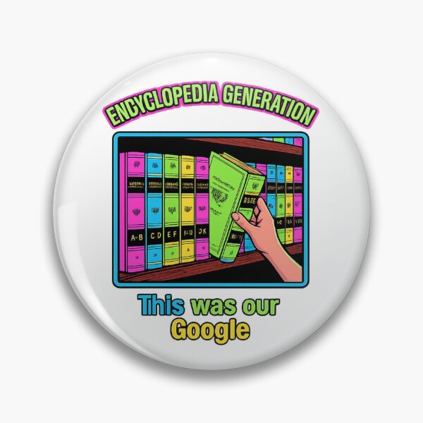 Item preview, Encyclopedia Generation - This Was Our Google Retro Knowledge & Research Design designed and sold by WisdomInColor.
