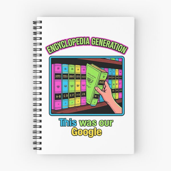 Item preview, Encyclopedia Generation - This Was Our Google Retro Knowledge & Research Design designed and sold by WisdomInColor.