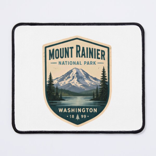 Item preview, Mount Rainier National Park Washington Hiker Traveler Souvenir designed and sold by Simsimah26Parks.