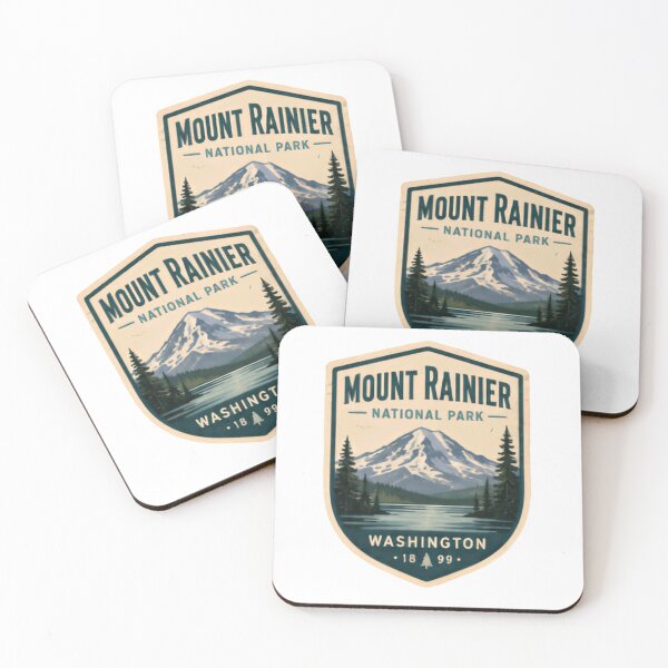 Item preview, Mount Rainier National Park Washington Hiker Traveler Souvenir designed and sold by Simsimah26Parks.