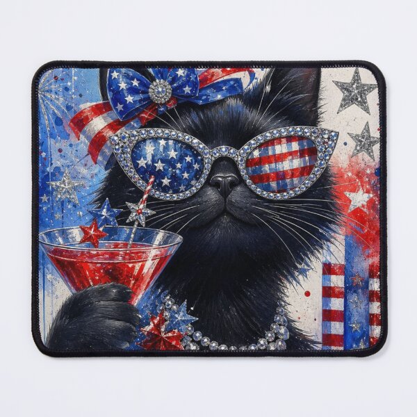 Item preview, Party Cat For 4th Of July designed and sold by VFWChuck.