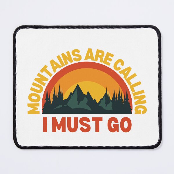Item preview, Mountains Are Calling I Must Go – Vintage Hiking & Adventure designed and sold by Dream Vibe.
