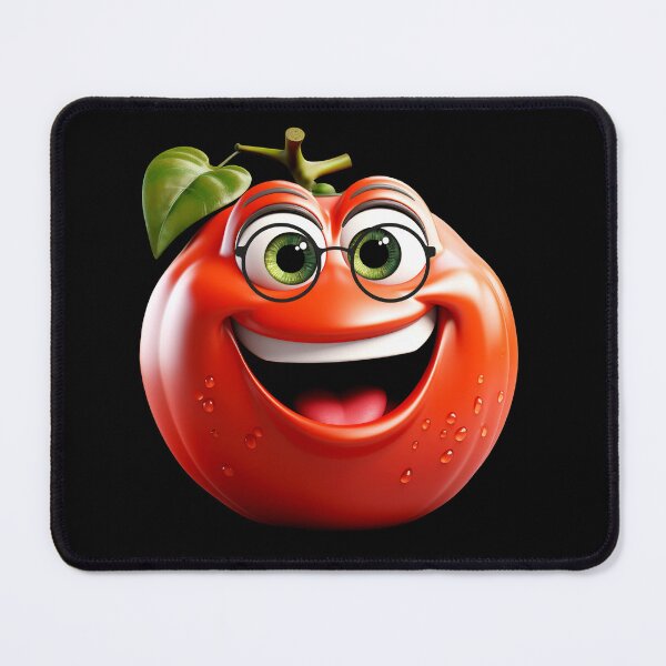 Item preview, Happy Tomato Character – Cute Smiling Fruit Design designed and sold by MargaretaArt.