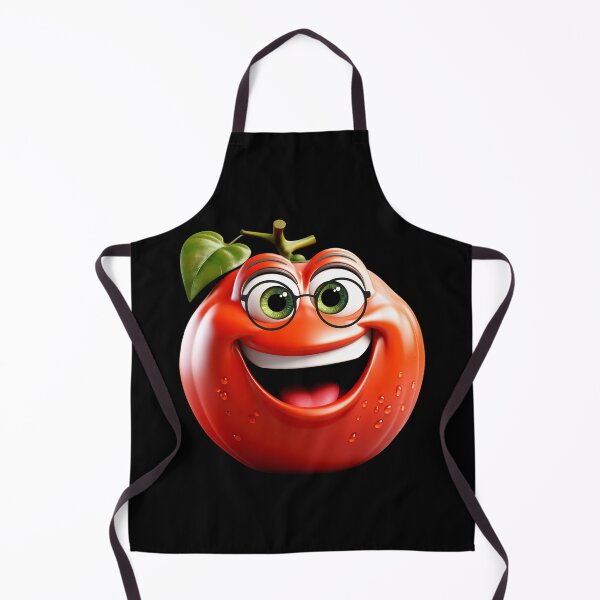Item preview, Happy Tomato Character – Cute Smiling Fruit Design designed and sold by MargaretaArt.