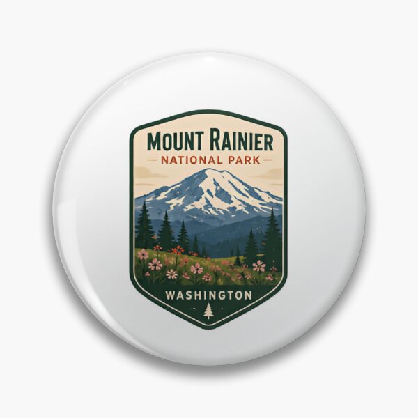 Item preview, Mount Rainier National Park Washington Outdoors Travel Hiker Souvenir designed and sold by Simsimah26Parks.