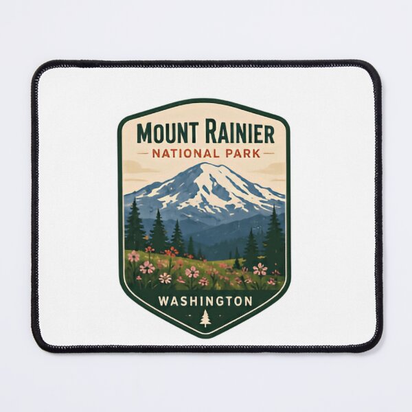 Item preview, Mount Rainier National Park Washington Outdoors Travel Hiker Souvenir designed and sold by Simsimah26Parks.