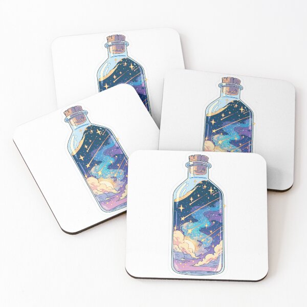 Item preview, Shooting stars in a bottle designed and sold by MendaciousMina.