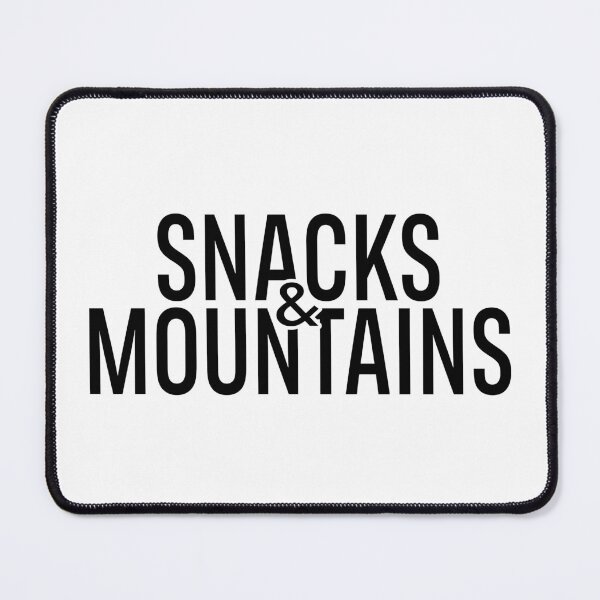 Item preview, Snacks and Mountains - AA0171B designed and sold by LionsHut.