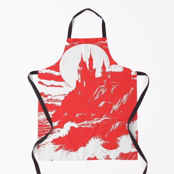 Item preview, Crimson Gothic Castle Full Moon Vampire Citadel designed and sold by DarkOriginArts.