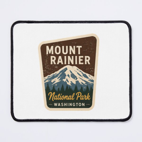 Item preview, Mount Rainier National Park Washington Travel Hiker Souvenir designed and sold by Simsimah26Parks.