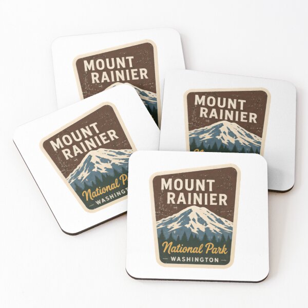 Item preview, Mount Rainier National Park Washington Travel Hiker Souvenir designed and sold by Simsimah26Parks.
