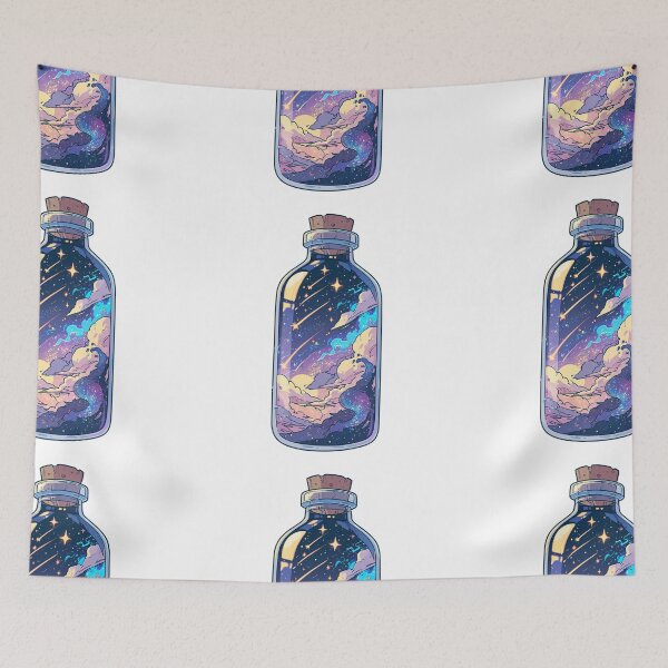 Item preview, Shooting stars in a bottle designed and sold by MendaciousMina.