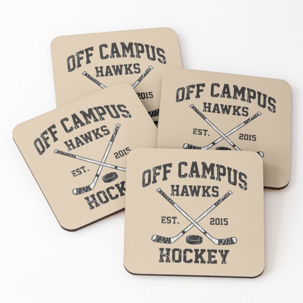 Item preview, Off Campus Hawks Hockey Vintage T-Shirt designed and sold by kittens2doggy.