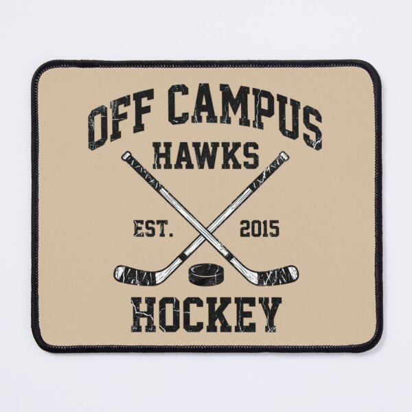Item preview, Off Campus Hawks Hockey Vintage T-Shirt designed and sold by kittens2doggy.