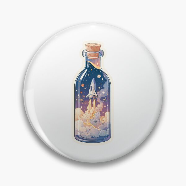Item preview, Space ship in a bottle designed and sold by MendaciousMina.