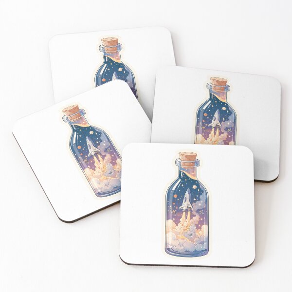 Item preview, Space ship in a bottle designed and sold by MendaciousMina.