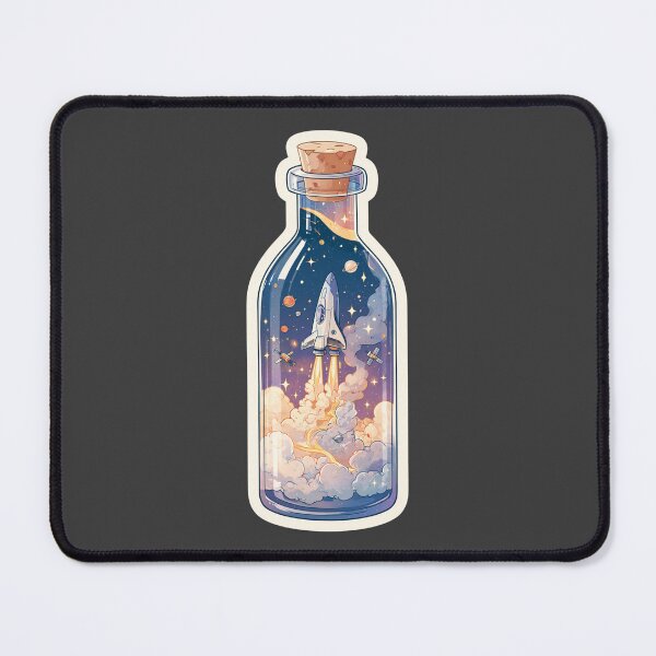 Item preview, Space ship in a bottle designed and sold by MendaciousMina.