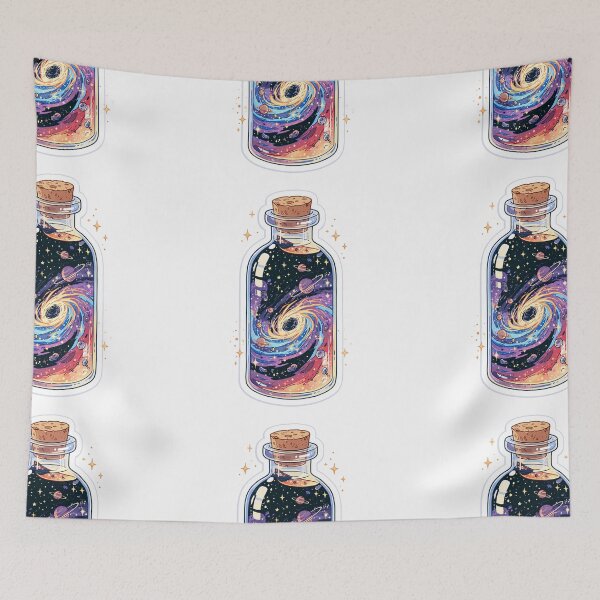 Item preview, Black hole in a bottle designed and sold by MendaciousMina.