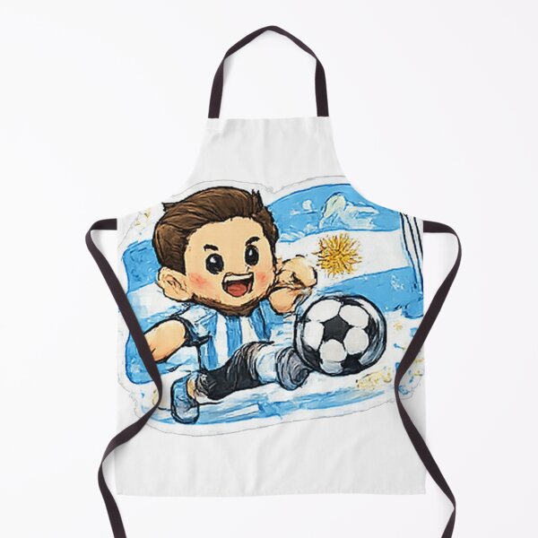 Item preview, Cute Argentina Soccer Player Cartoon | Argentina Football Fan World Cup Graphic Tee designed and sold by myteesmypassion.