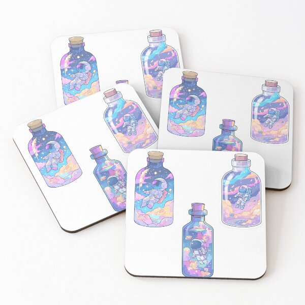 Item preview, Mini astronauts in a bottle sticker pack designed and sold by MendaciousMina.