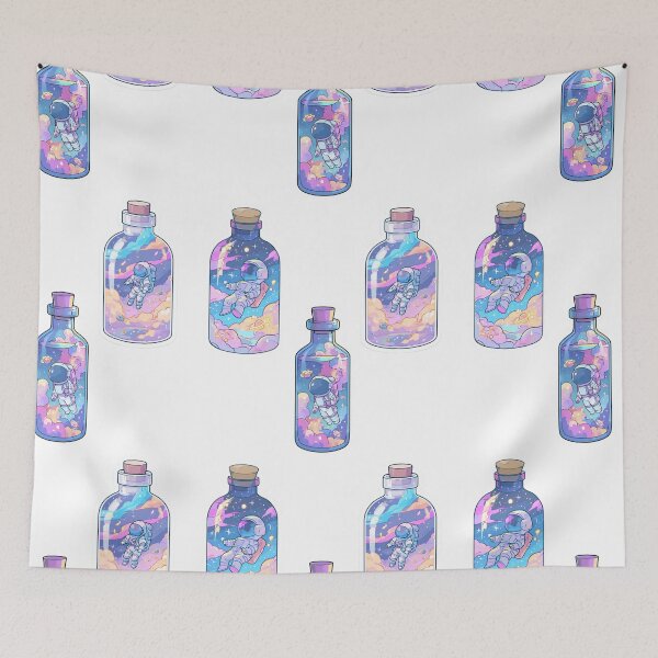 Item preview, Mini astronauts in a bottle sticker pack designed and sold by MendaciousMina.