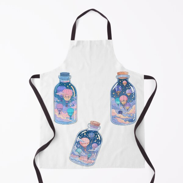 Item preview, Mini hot air balloons in a bottle sticker pack designed and sold by MendaciousMina.