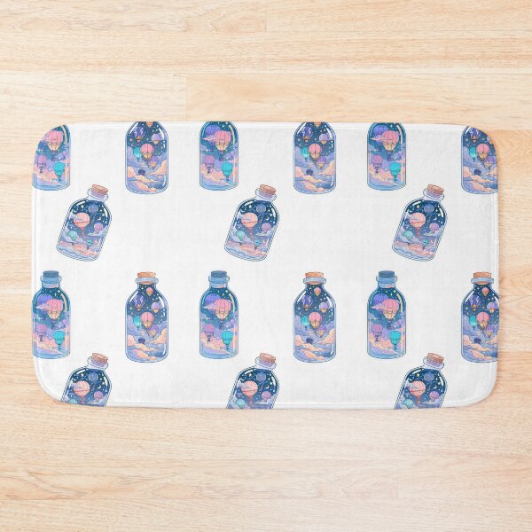 Item preview, Mini hot air balloons in a bottle sticker pack designed and sold by MendaciousMina.