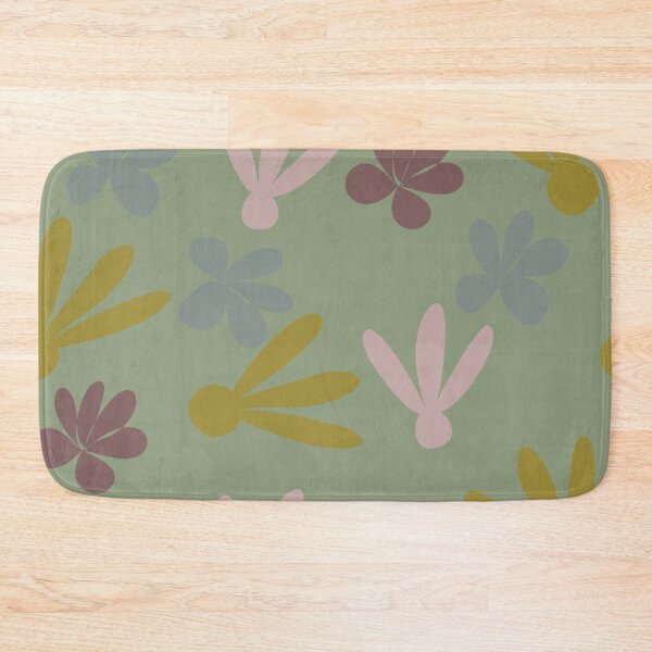 Item preview, floral pattern featuring simple flower shapes and soft, clean compositions. designed and sold by Line-Aura.
